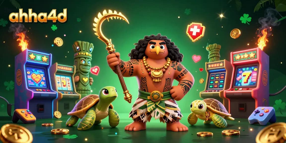 Experience thrill with ahha4d in this vibrant scene packed with slot game excitement and dynamic action.