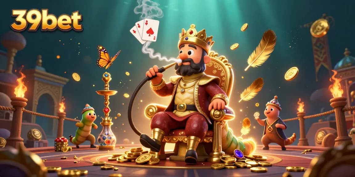Bet big and play stylishly at 39bet with our illustrated dazzling casino scene.