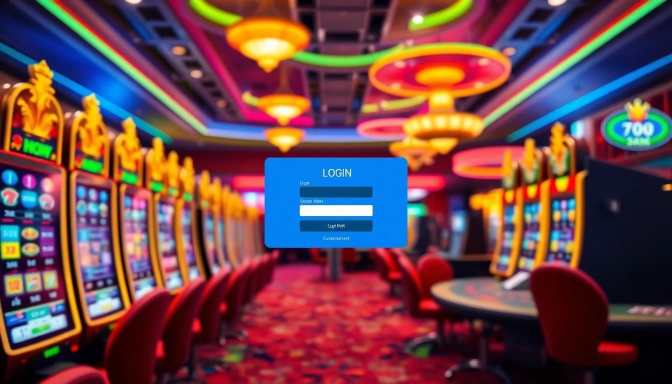 Masuk ke emasputihtoto login dengan slot machines dan gaming table yang menarik.