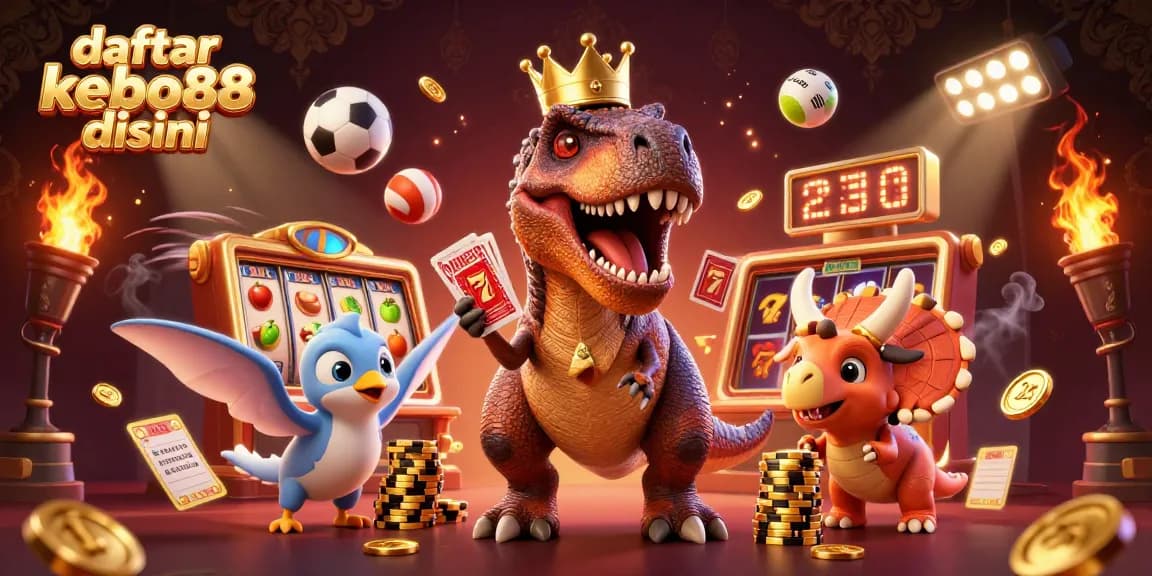 Menangkan permainan slot di KEBO88 dengan mudah, daftar kebo88 disini dan raih jackpot!