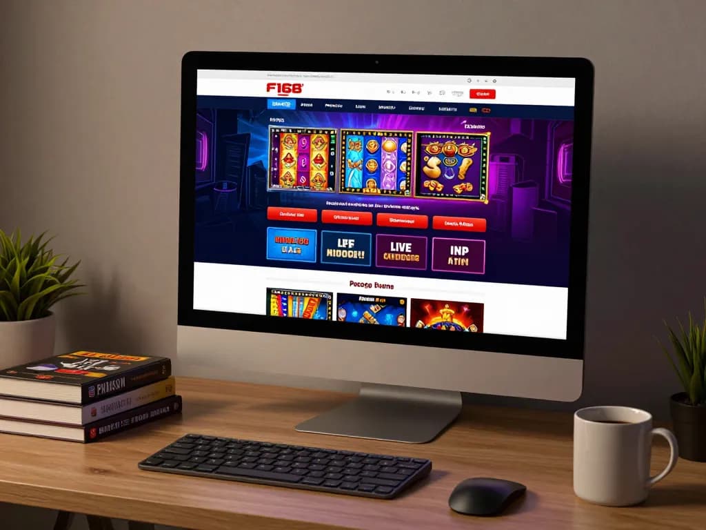 Experience exciting gameplay at F168's online casino with vibrant slot games and live dealers.