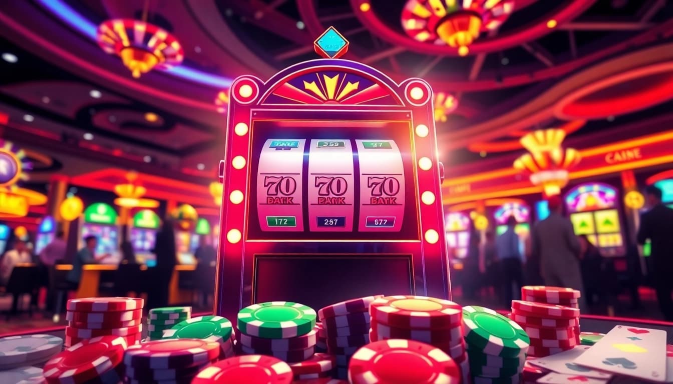 Menangkan permainan situs slot gacor di mesin slot berwarna-warni yang memikat.