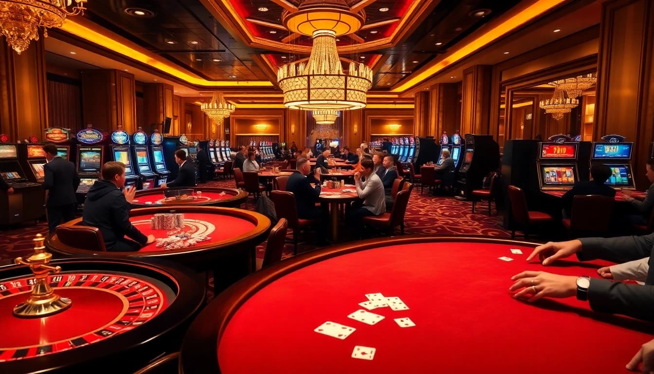 Feel the excitement of casino gameplay with MM88 PRESS as poker chips and cards fly across the tables.