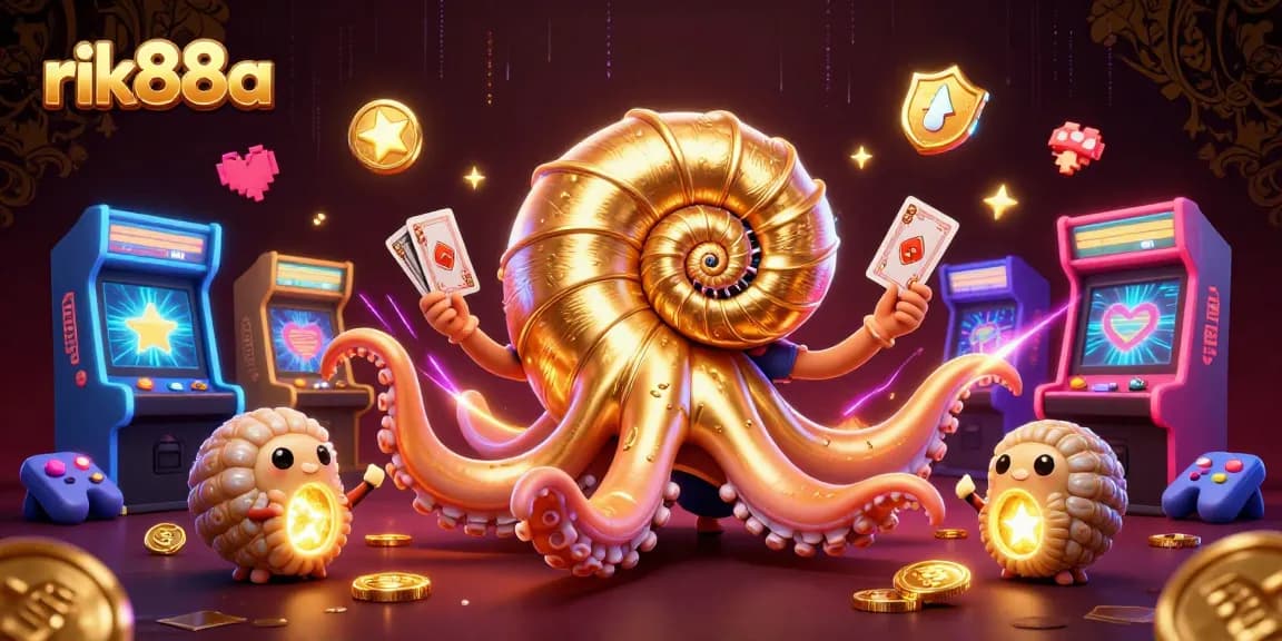 Engage in thrilling slots action with rik88a's vibrant casino scene showcasing unique characters and dynamic gaming elements.