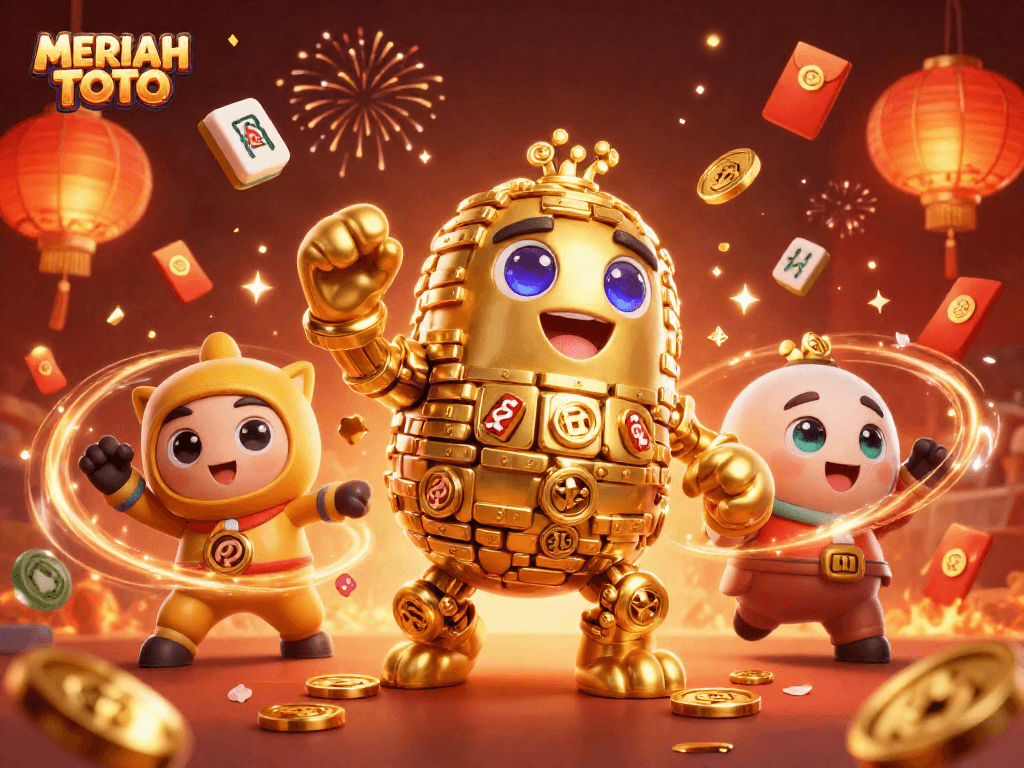 Menangkan hadiah besar di MERIAH TOTO dengan suasana kasino penuh warna dan energi.