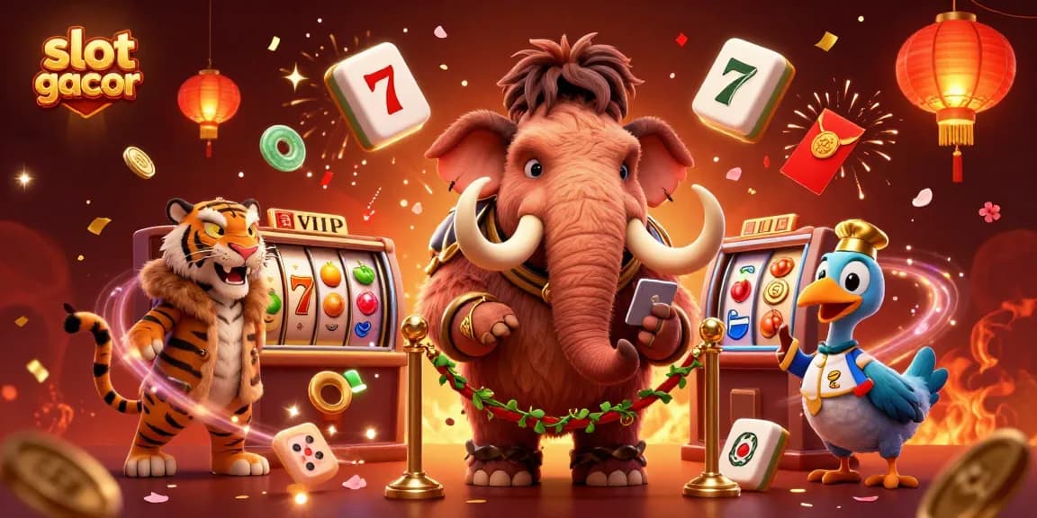 Experience the excitement of slot gacor with vibrant characters at the casino