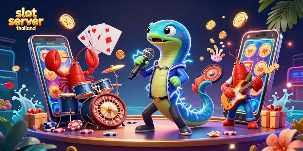 Experience thrilling wins with slot server thailand in this vibrant underwater casino scene.