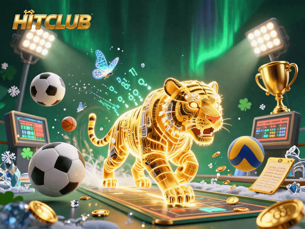 Engage in high-stakes gaming at HITCLUB's vibrant casino with thrilling visual elements.
