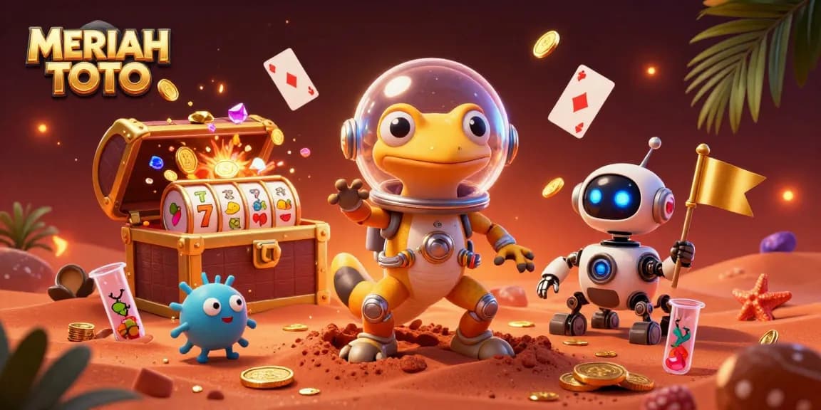 MERIAH TOTO menghadirkan permainan slot yang menarik dengan karakter lucu di kasino luar angkasa