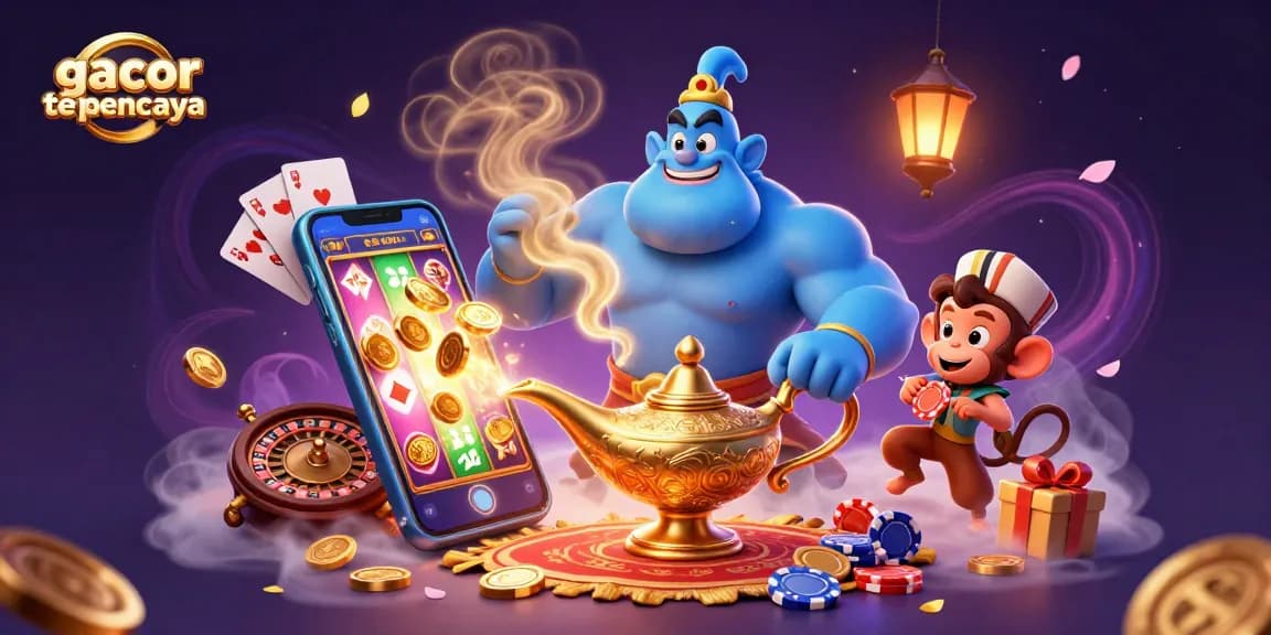 Menangkan bonus besar di slot gacor terpercaya dengan karakter kartun genie dan permainan yang memikat.