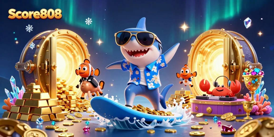 Score808 captures the excitement of sports betting with vibrant scenes and engaging characters.