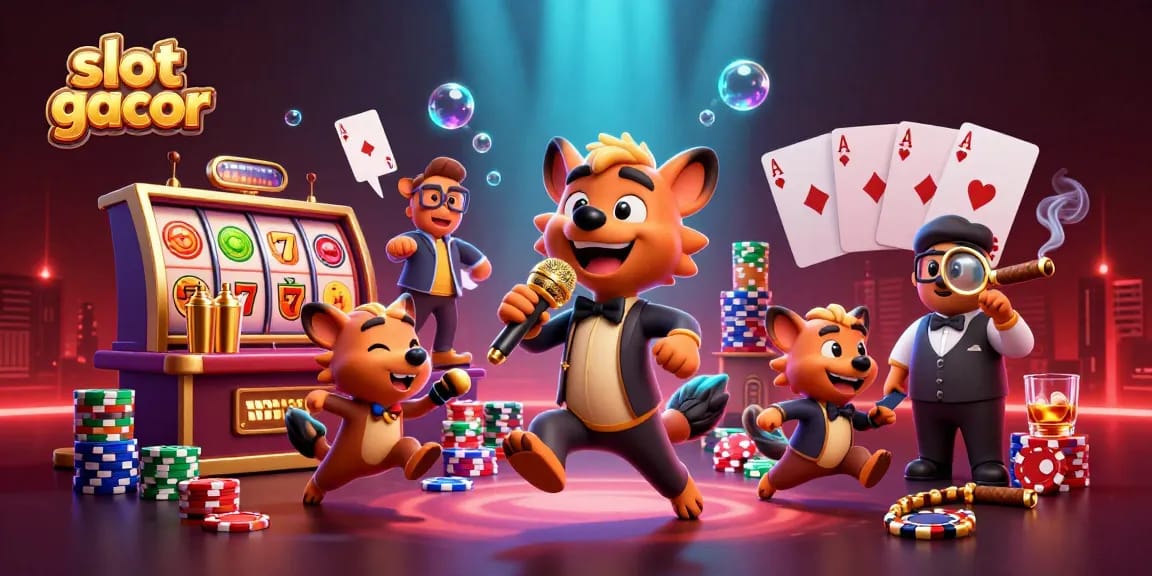 Experience fun at a comedy casino club in this vibrant slot gacor scene