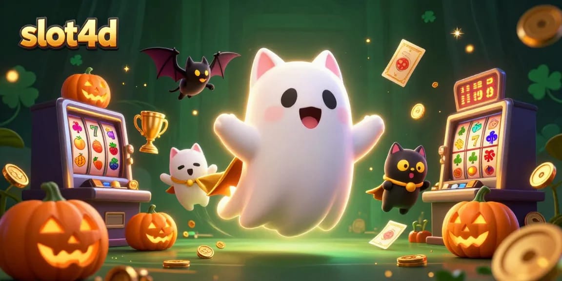 Topup slot4d dengan karakter unik di kasino bertema hantu.
