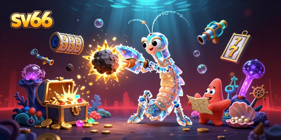 sv66 offers thrilling gaming experiences with dynamic slots and treasure-laden adventures amidst captivating underwater visuals.