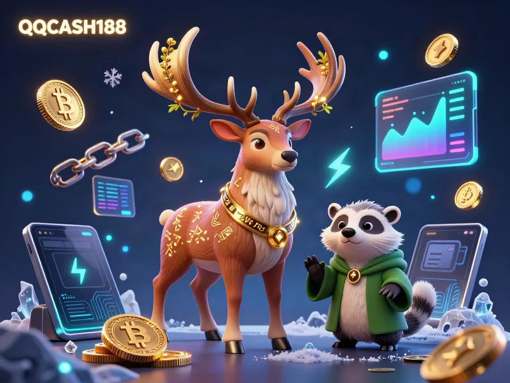 Experience the thrill of QQCASH188 with magical characters and vibrant casino elements.