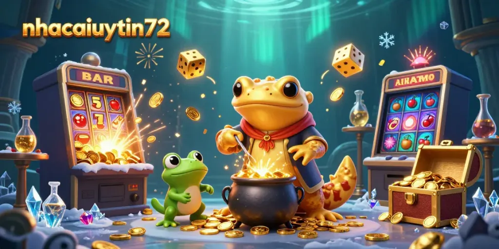 Play exciting games at nhacaiuytin72 with golden treasures and dynamic casino elements.