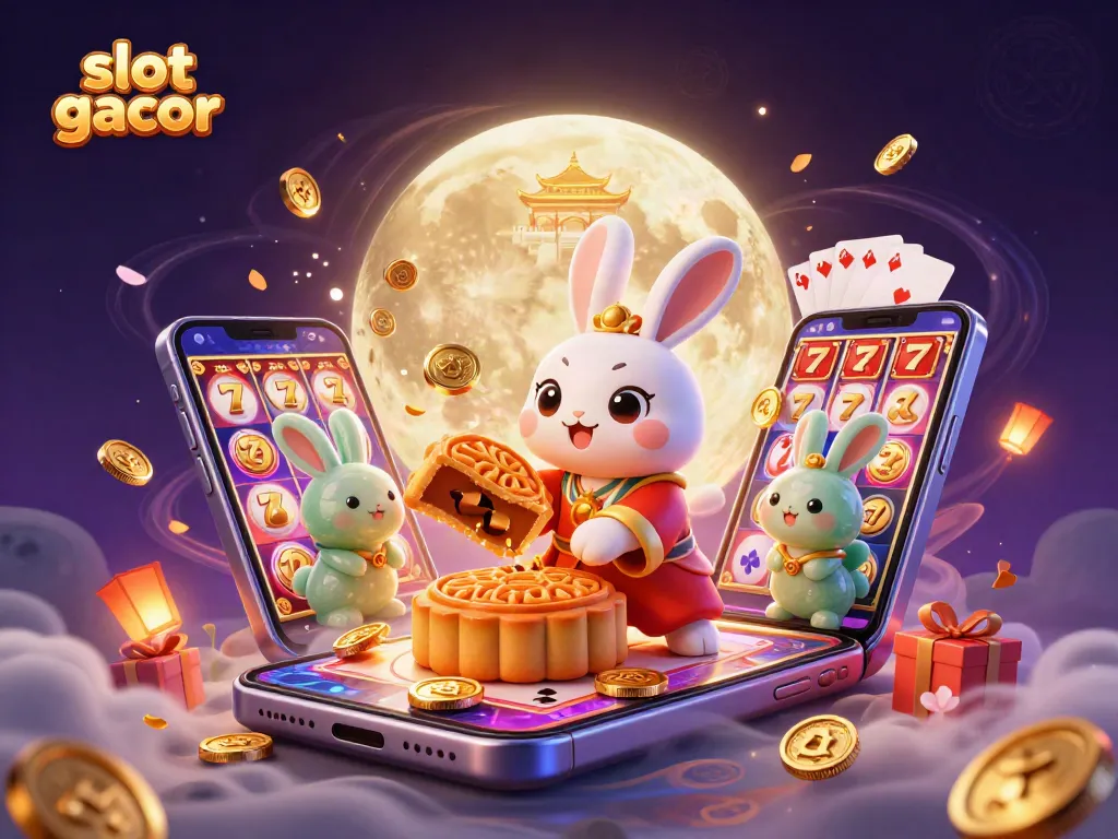 Jelajahi slot gacor saat sang kelinci bulan mempersiapkan jackpot pada permukaan bulan.