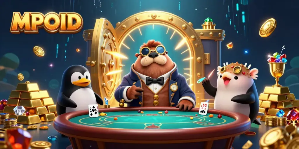 MPOID invites players to a vibrant underwater poker game with unique characters and dazzling treasures.