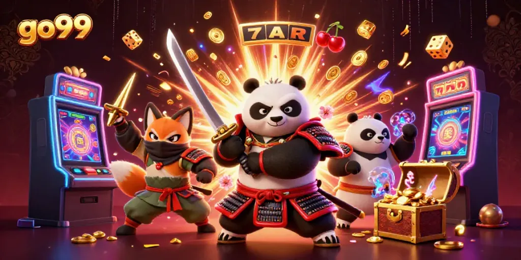 Experience exciting go99 casino action with lively characters and jackpot explosions.