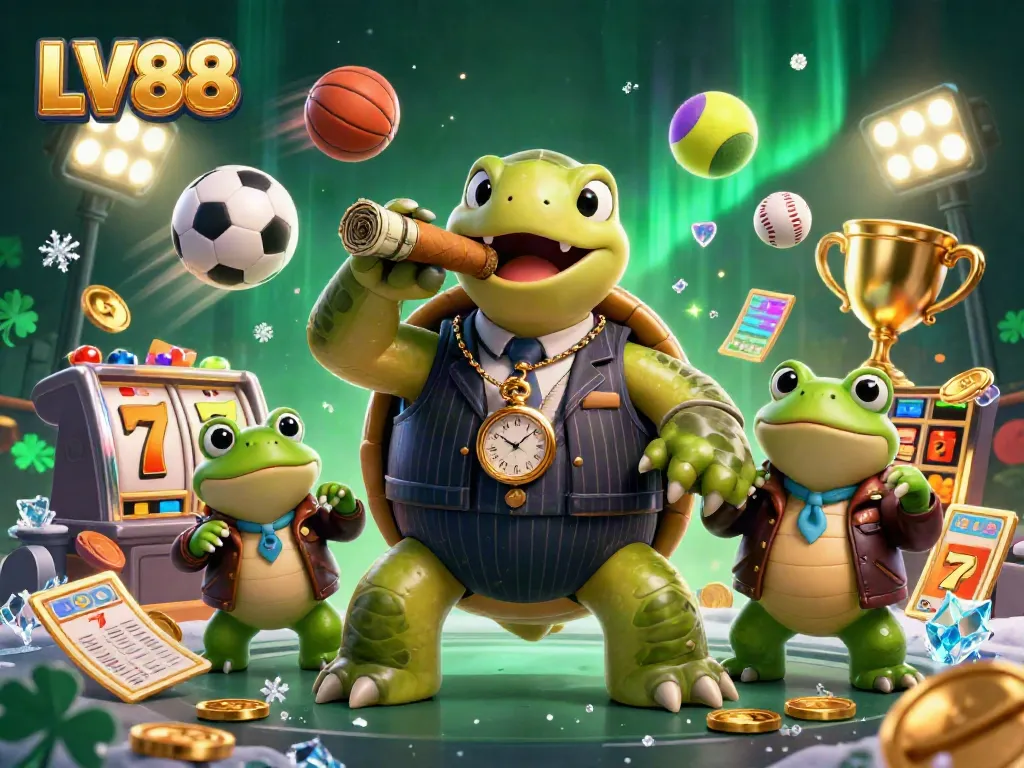 Experience the thrilling LV88 casino with dynamic characters, games, and engaging graphics.