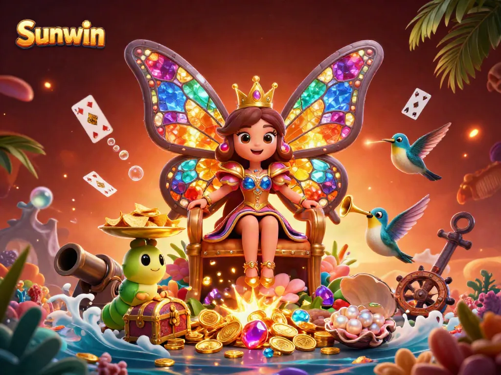 Experience thrilling gameplay with Sunwin’s vibrant casino features in an immersive 3D scene.
