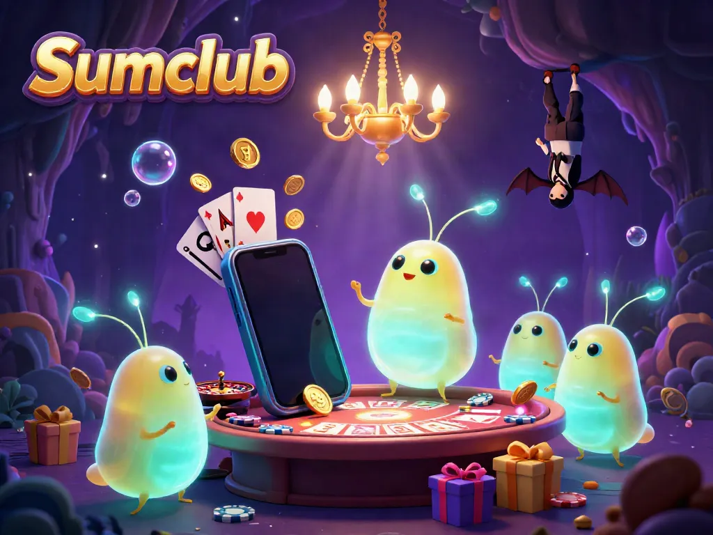 Engage in thrilling casino adventure at Sumclub, illuminated by magical glowworms and dynamic slot games.