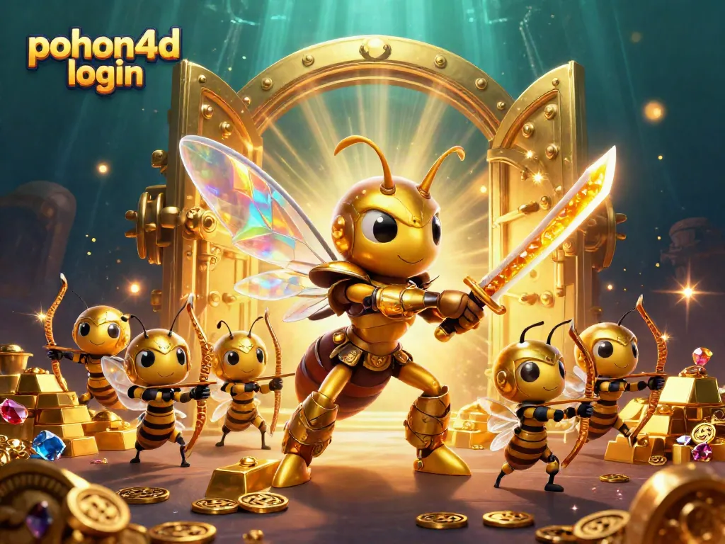 Engage with the pohon4d login experience, featuring dynamic gaming elements and a vibrant casino scene.