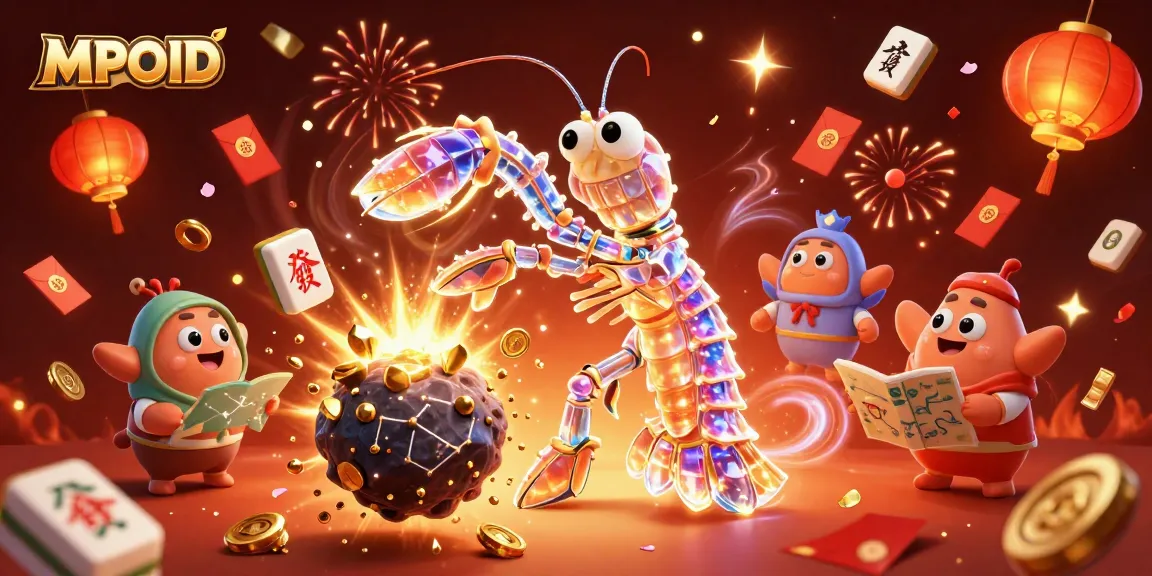 MPOID engages players in thrilling lottery action with colorful characters and vibrant casino elements.