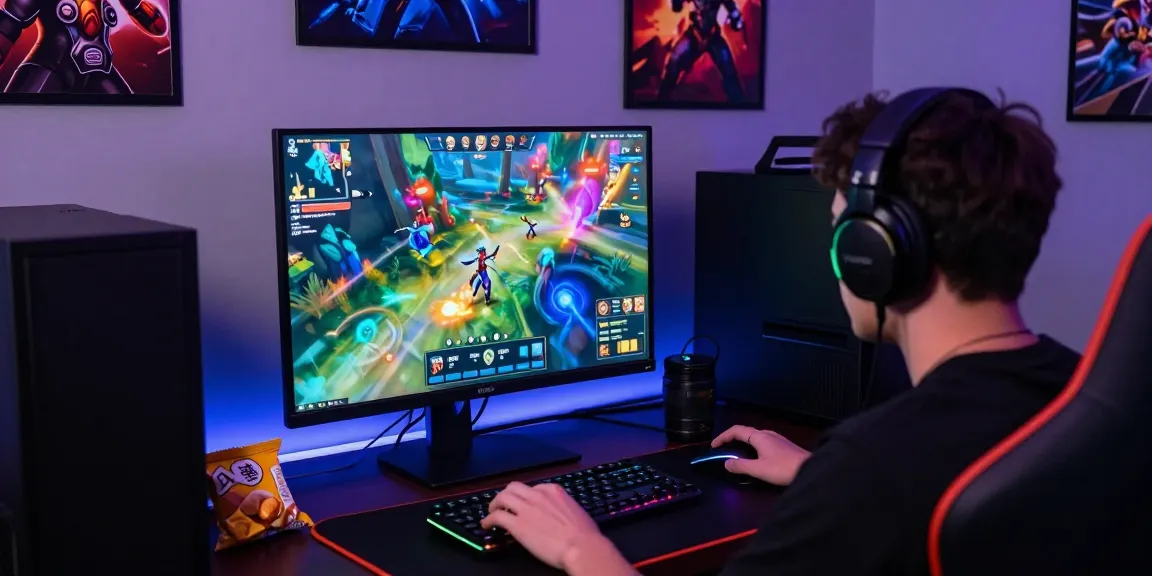 Engaged gamer enjoying the CIKA4D online gaming platform with immersive visuals and dynamic gameplay.
