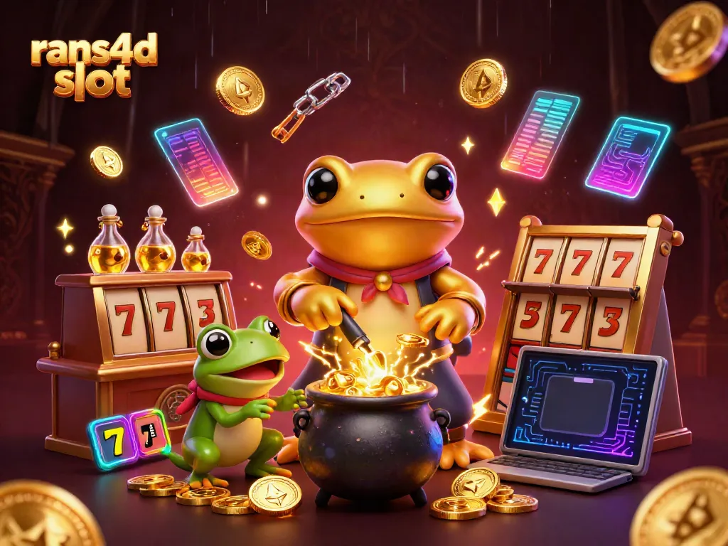 Menggoda pemain dengan rans4d slot bertema alkimia, menghadirkan simbol keberuntungan dan teknologi modern.
