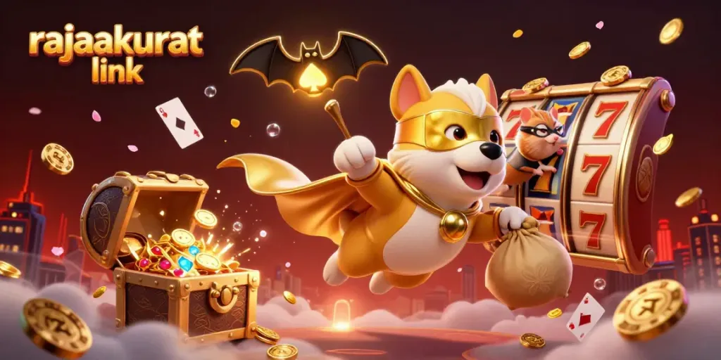 Mengakses rajaakurat link untuk menikmati permainan slot dengan desain menarik dan elemen yang mencolok.