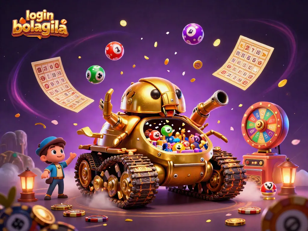 Experience seamless gaming with login bolagila in this vibrant casino illustration.