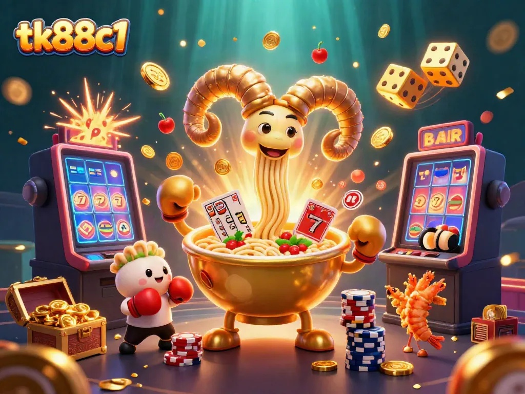 Experience exciting gameplay at tk88c1 with vibrant characters and a lively casino atmosphere.