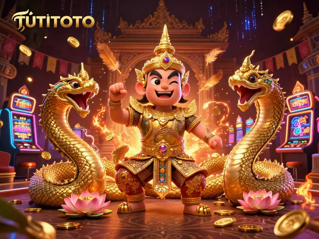 Engage in the thrilling world of TUTITOTO with colorful characters and lively casino elements.